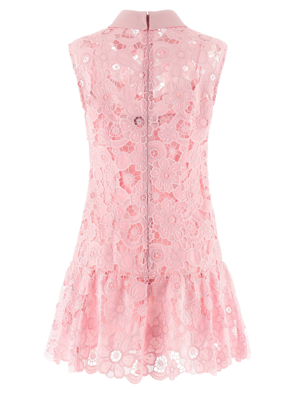 Self-Portrait Self-Portrait Pink Lace Collared Dress