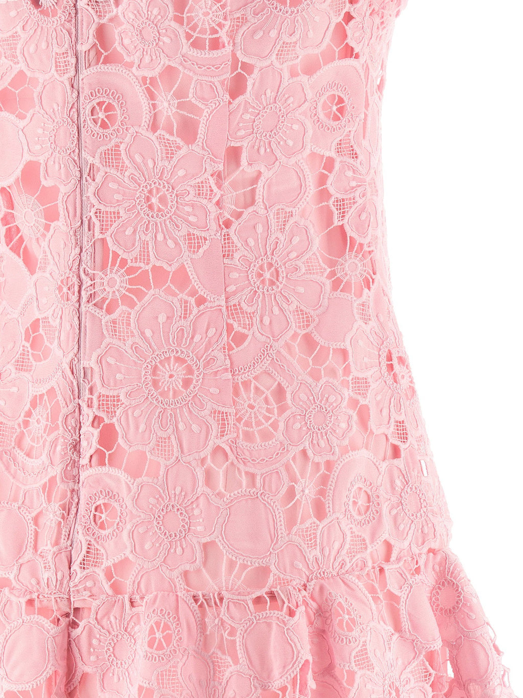 Self-Portrait Self-Portrait Pink Lace Collared Dress