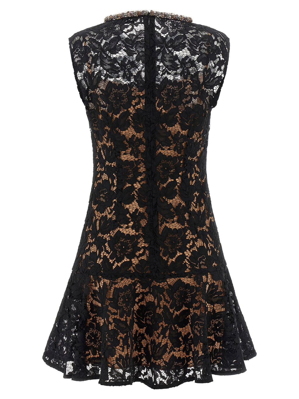 Self-Portrait Self-Portrait Black Lace Crystal Dress