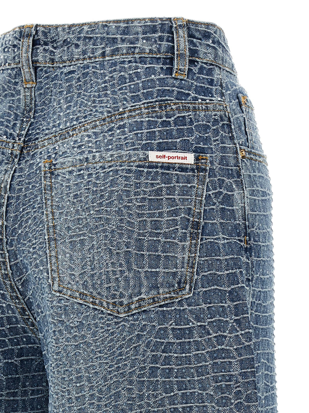 Self-Portrait Self-Portrait Rhinestone Jeans