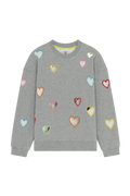 Cut-Out Heart Sweatshirt