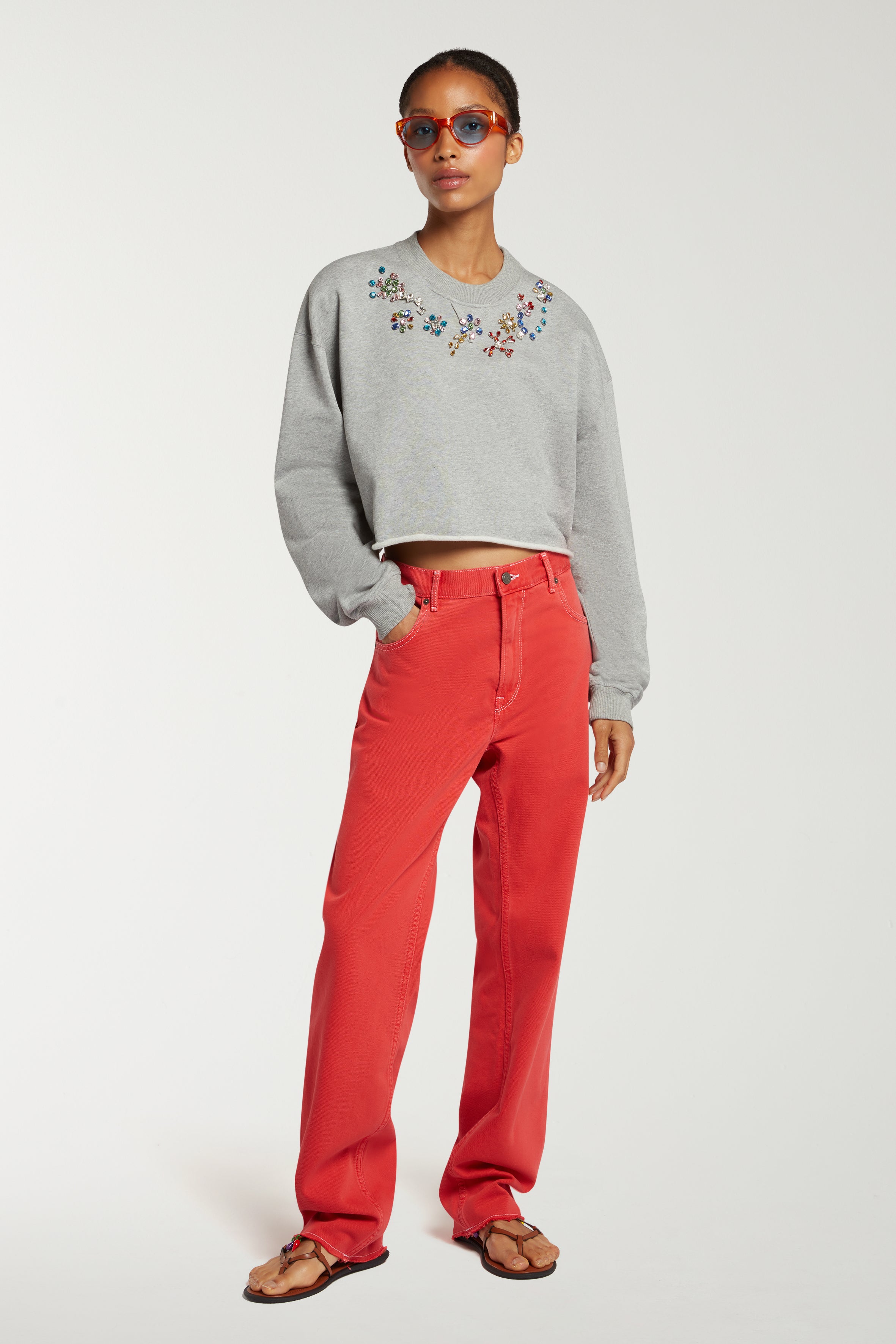 Red 5 Pocket Jean