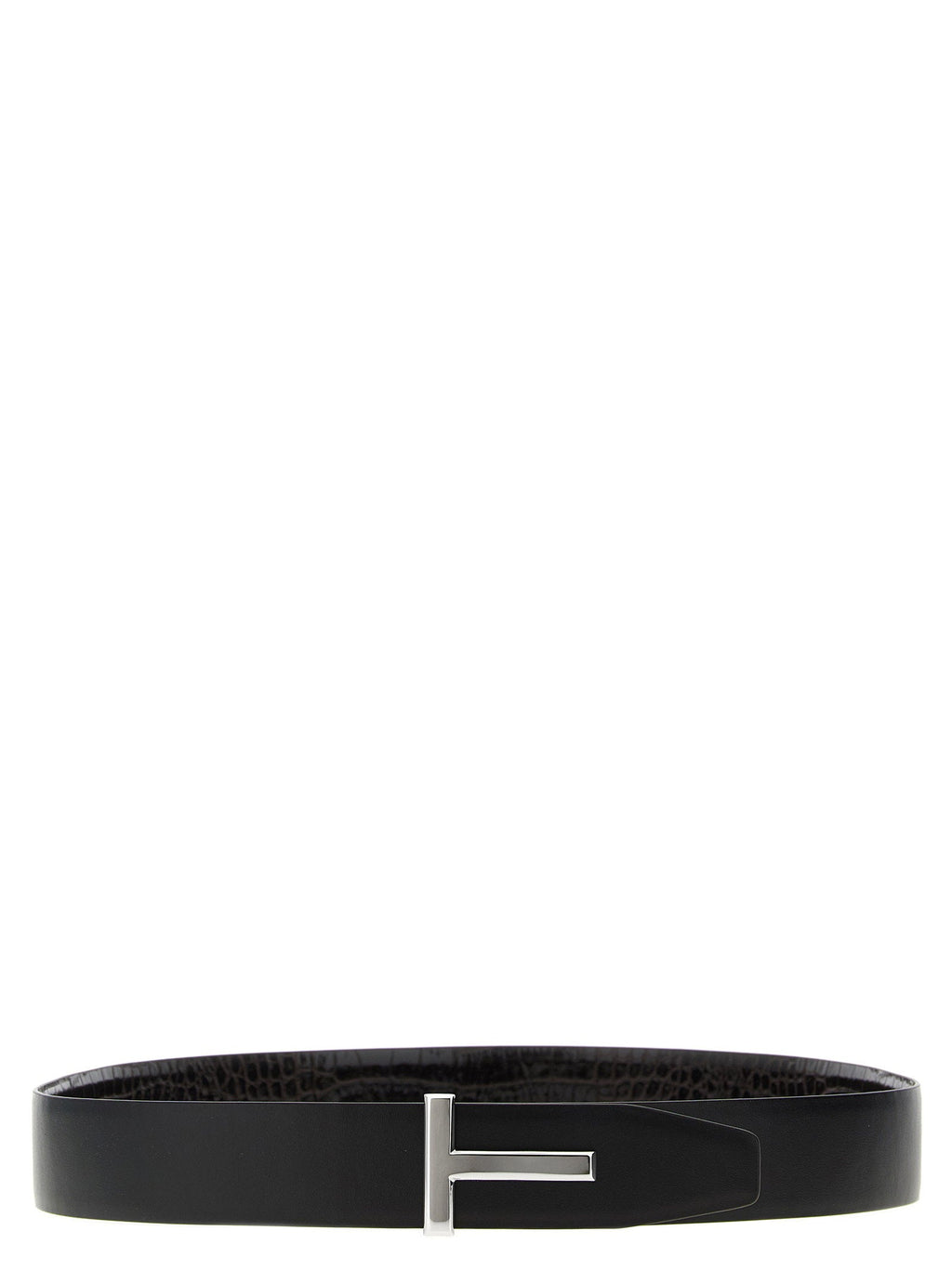 Tom Ford Tom Ford Reversible Crocodile Leather Belt