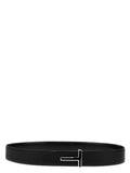 Tom Ford Tom Ford Logo Leather Belt