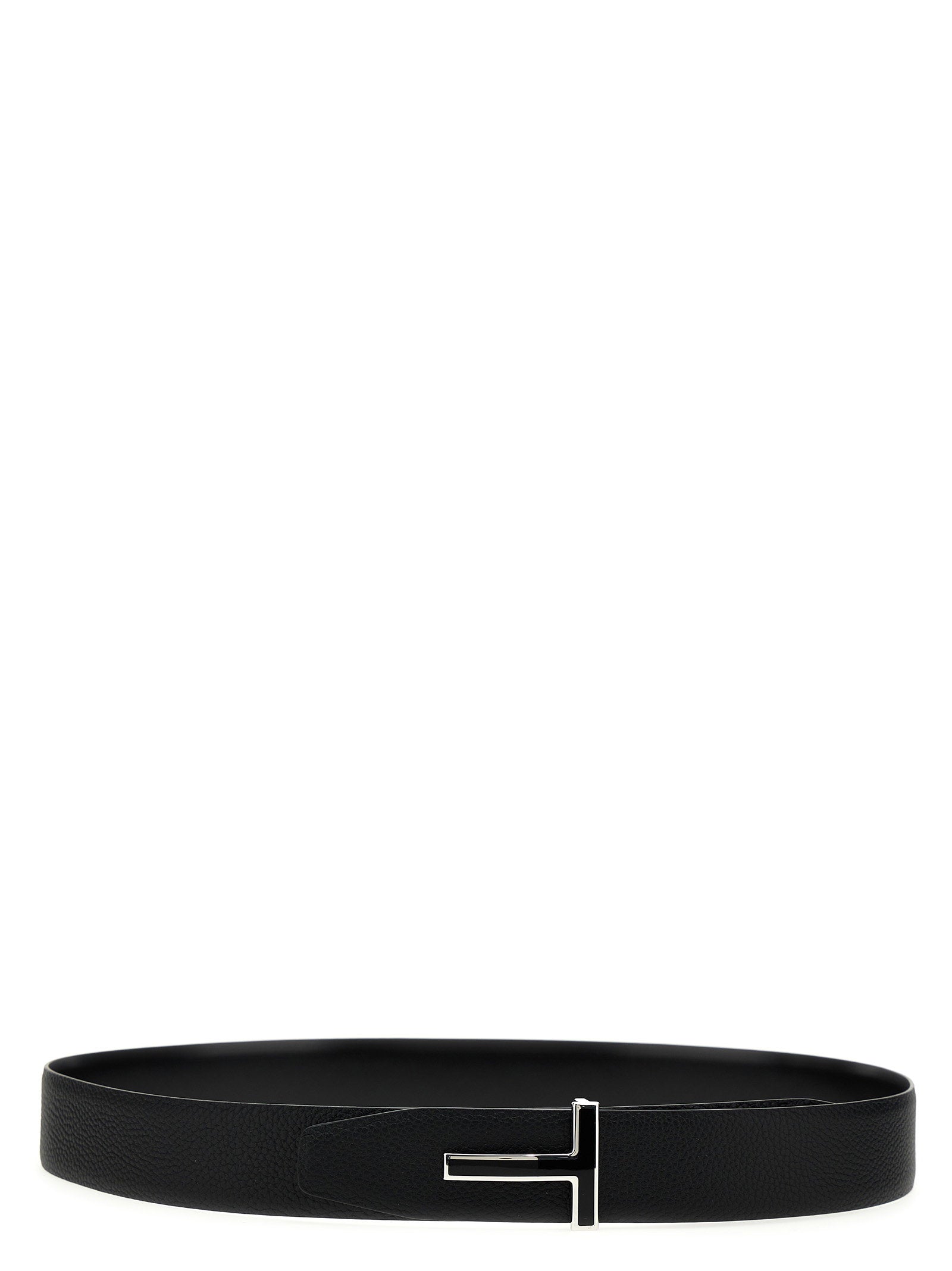 Tom Ford Tom Ford Logo Leather Belt