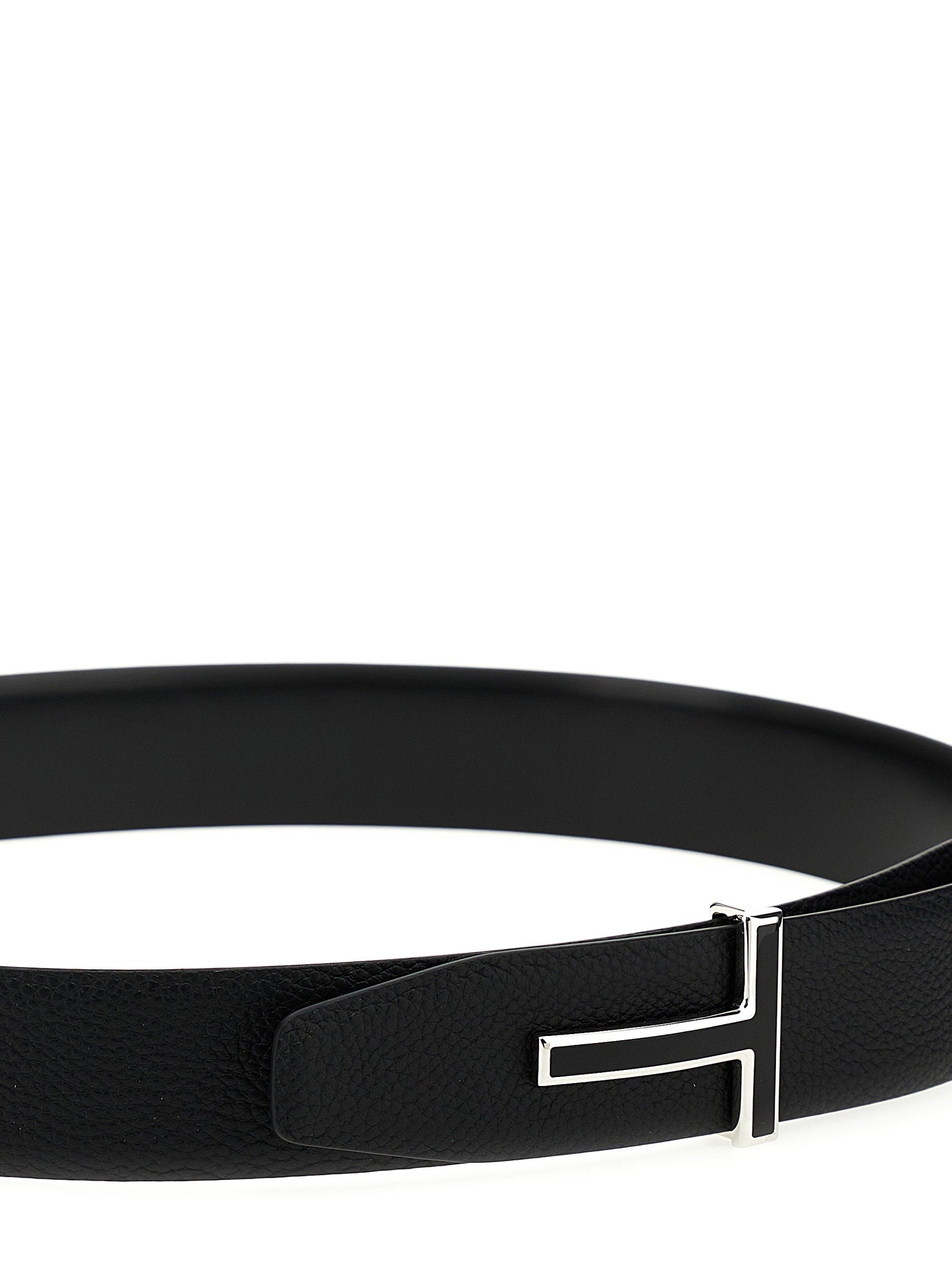 Tom Ford Tom Ford Logo Leather Belt