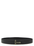 Tom Ford Tom Ford Logo Buckle Reversible Belt