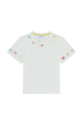 Cut-Out Heart Trim T-Shirt