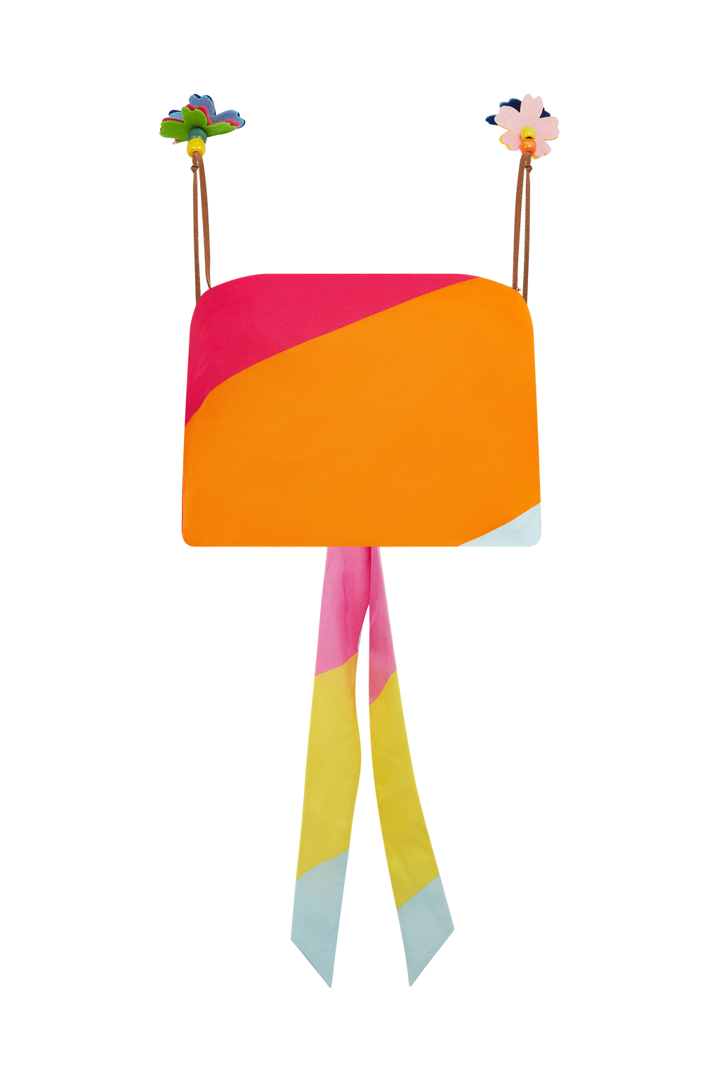 Short Top With Flower Straps