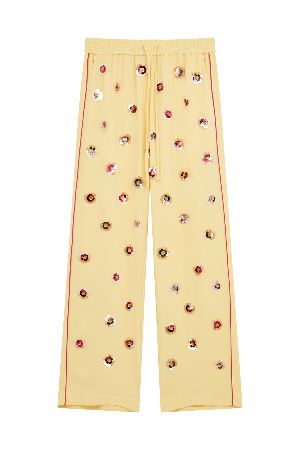 Sequin Flower Trousers