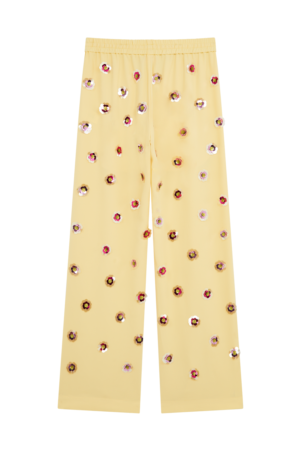 Sequin Flower Trousers