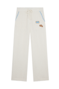 Crochet Trousers With Embroidered Patches