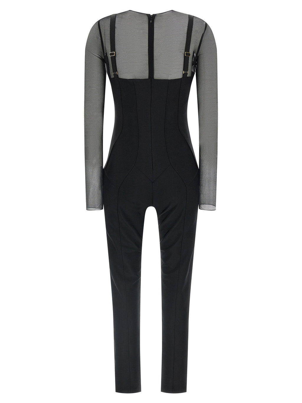 Elisabetta Franchi Elisabetta Franchi Jersey And Tulle Jumpsuit