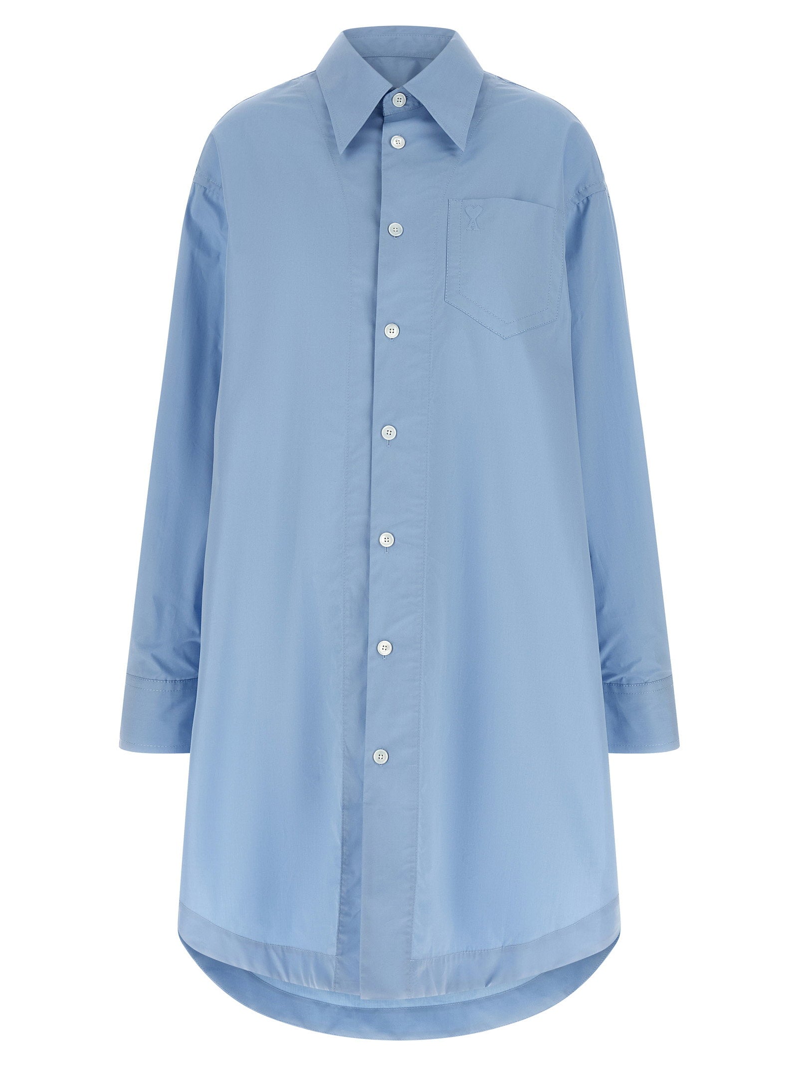 Ami Paris Ami Paris Ami De Coeur Shirt Dress