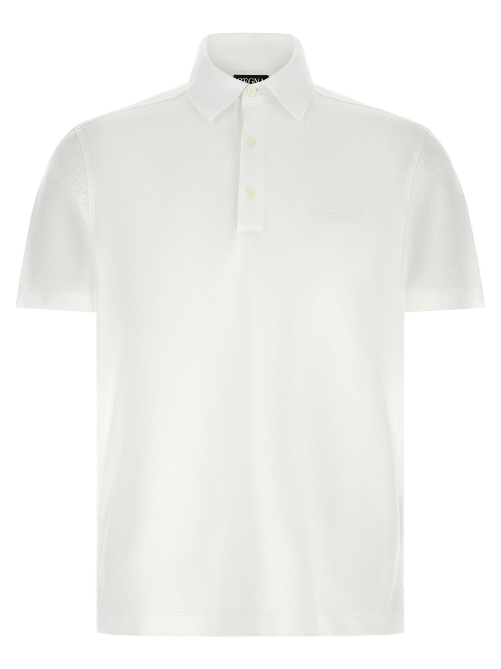 Zegna Zegna Piqué Cotton Polo Shirt