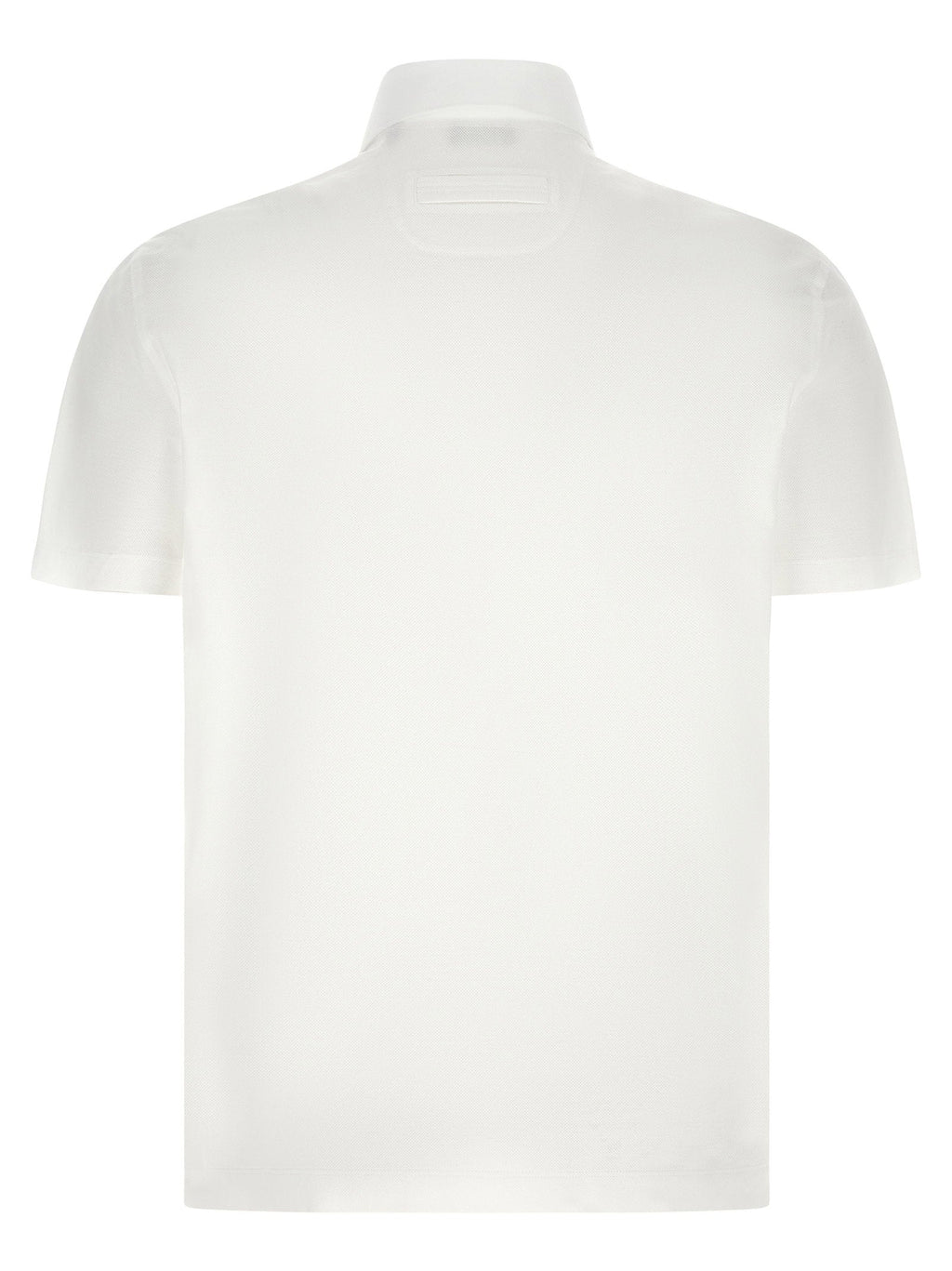 Zegna Zegna Piqué Cotton Polo Shirt