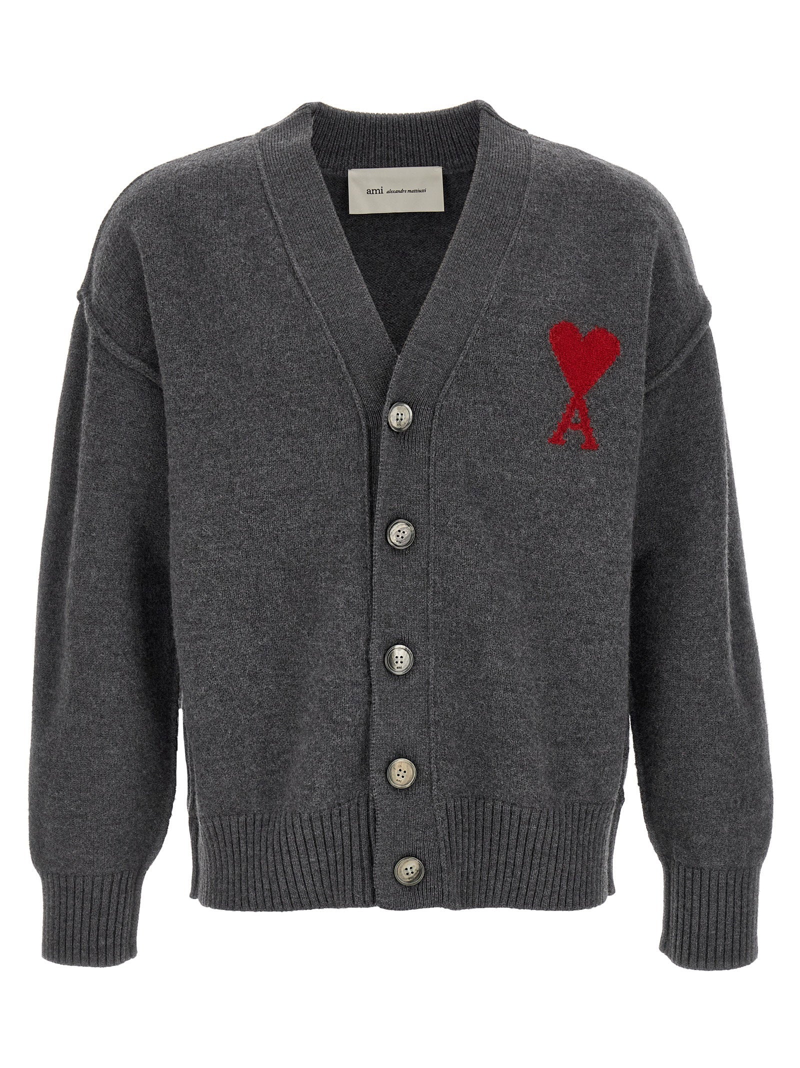 Ami Paris Ami Paris Ami De Coeur Cardigan
