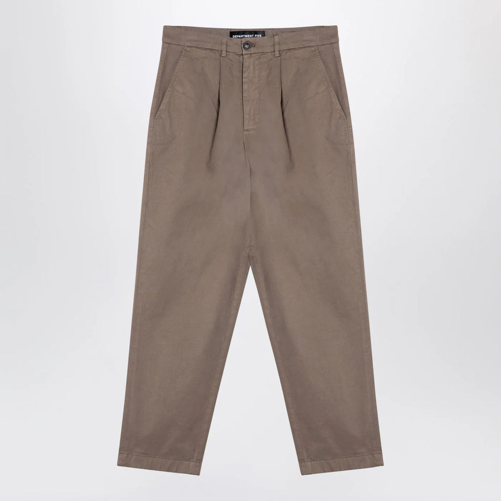 DEPARTMENT 5 Dove-coloured cotton trousers