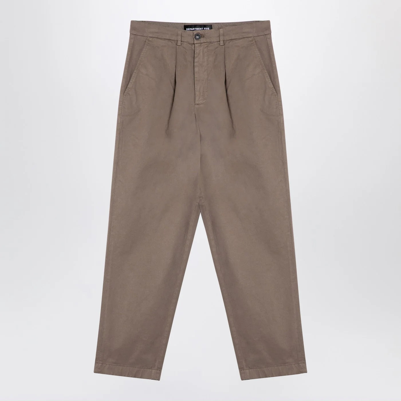 DEPARTMENT 5 Dove-coloured cotton trousers