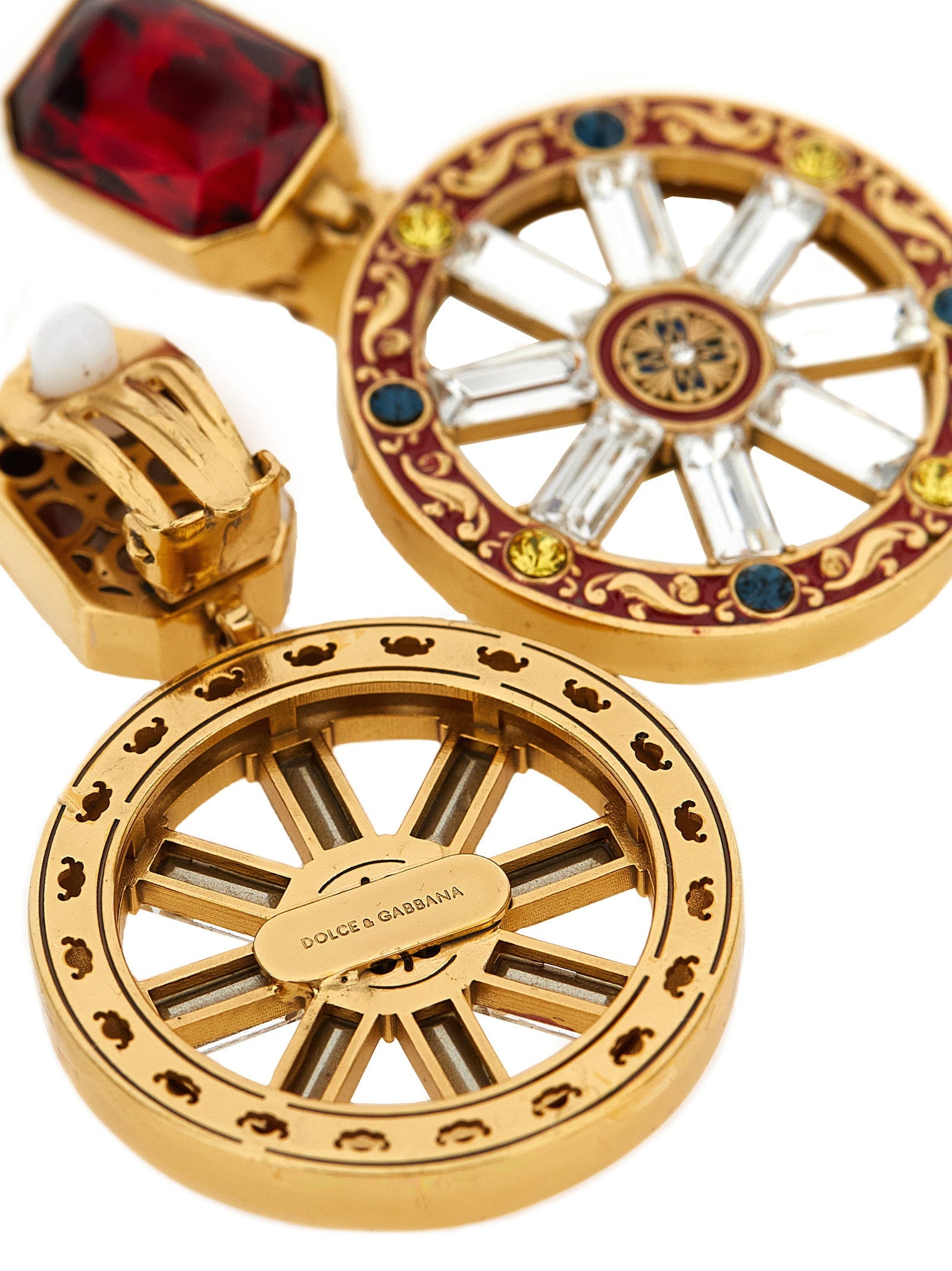 Dolce & Gabbana Dolce & Gabbana Ruota Carretto Earrings
