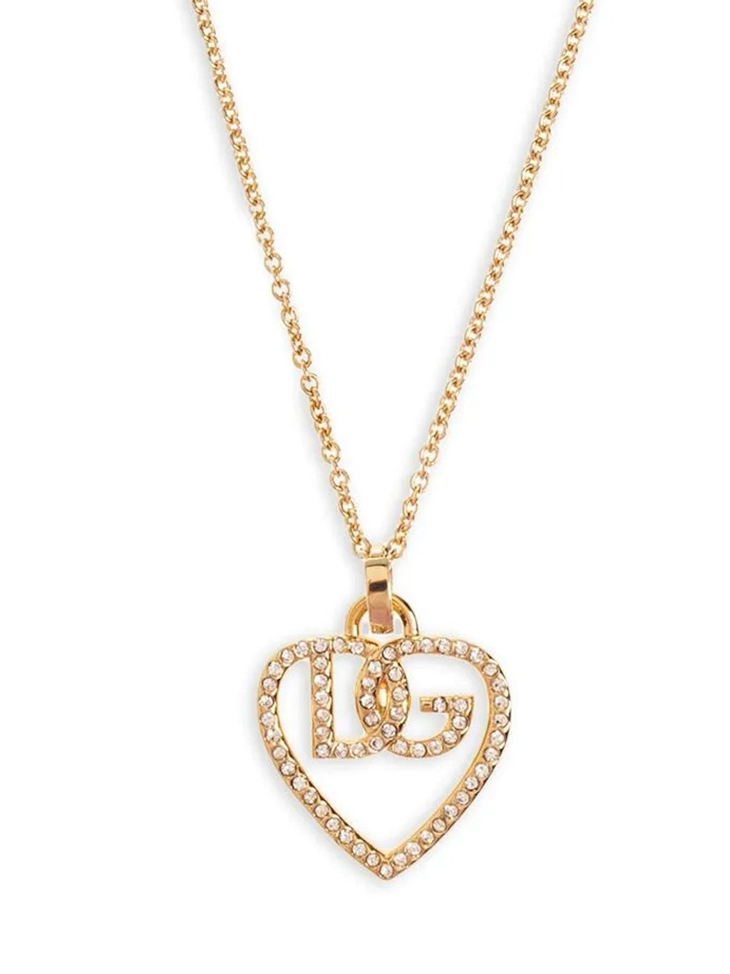 Dolce & Gabbana Dolce & Gabbana Strass Logo Necklace