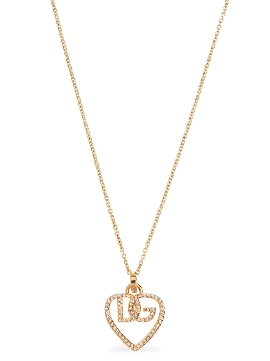 Dolce & Gabbana Dolce & Gabbana Strass Logo Necklace