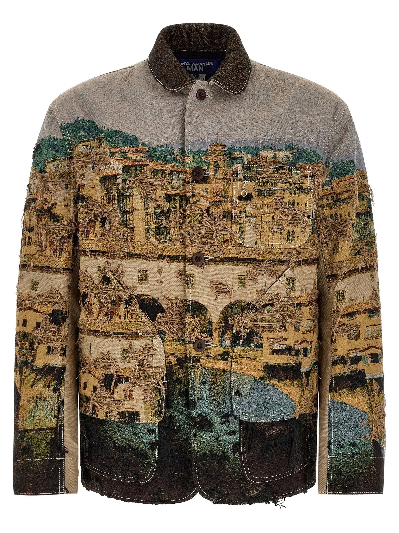 Junya Watanabe Junya Watanabe Jacquard Square Jacket