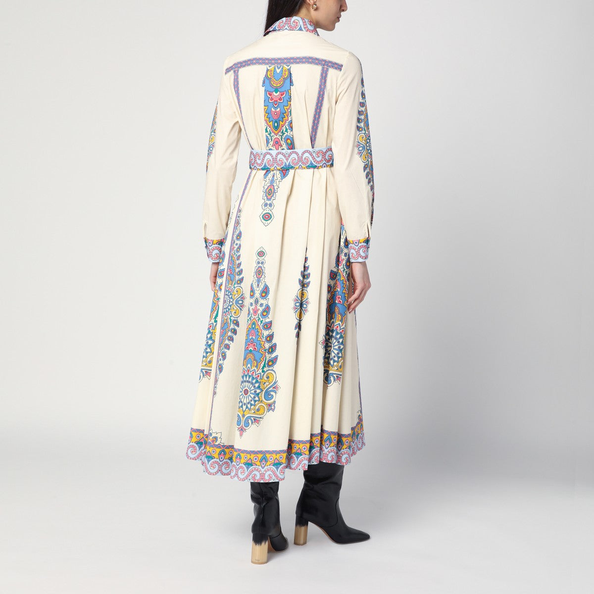 Etro ETRO Cotton chemise dress with Paisley print