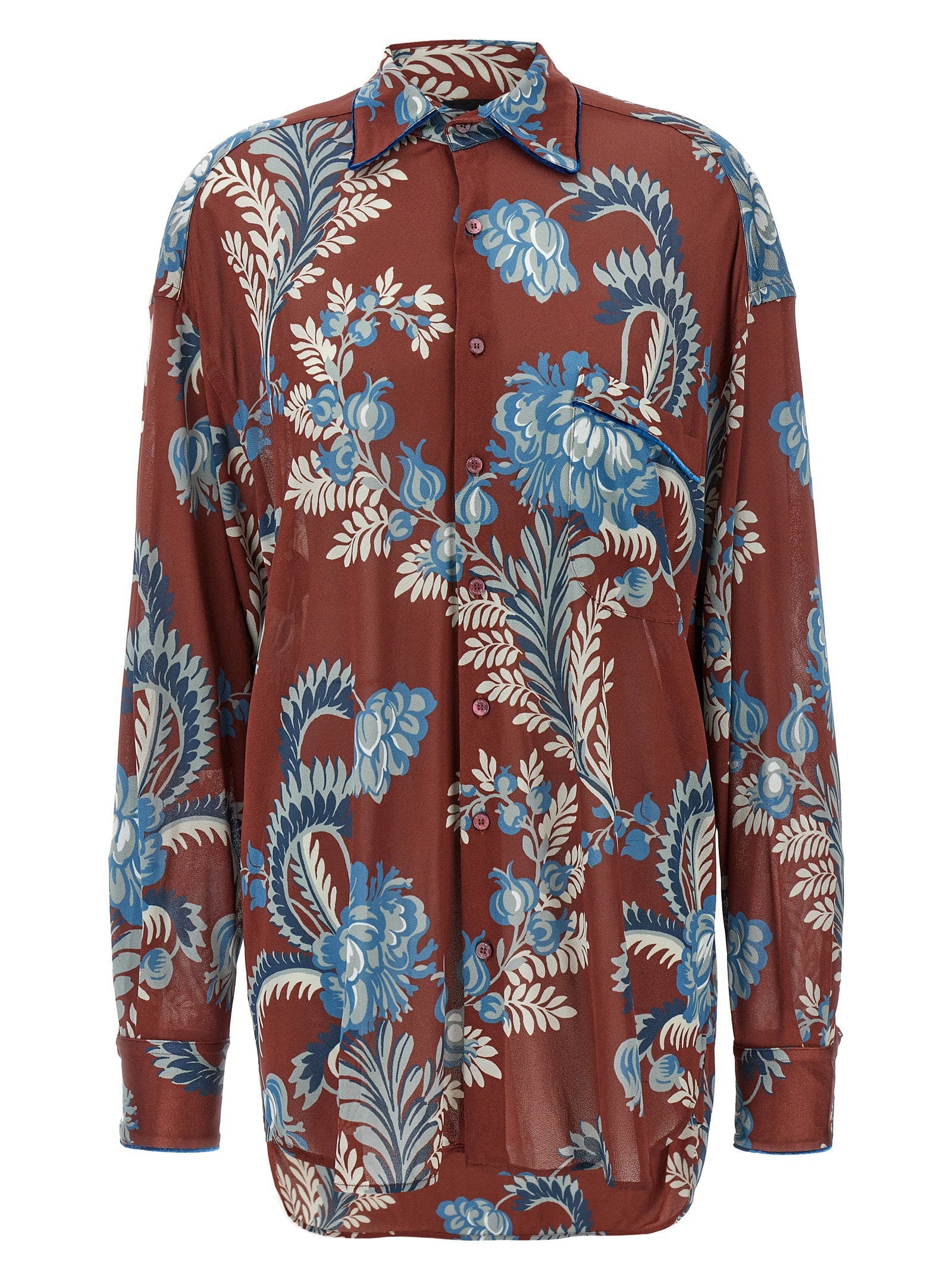 Etro Etro Floral Foliage Shirt