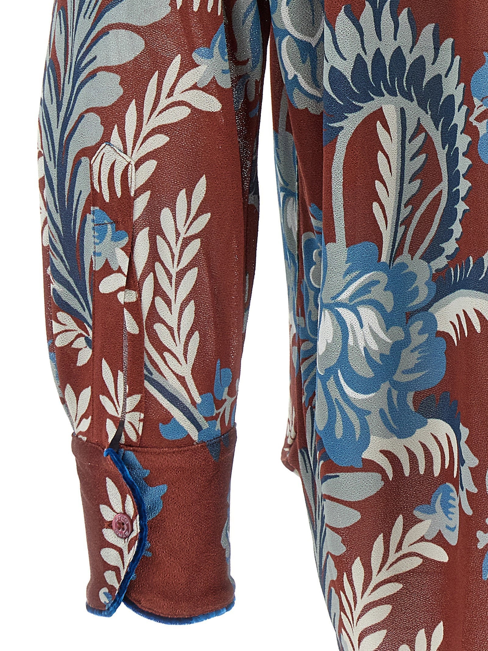 Etro Etro Floral Foliage Shirt