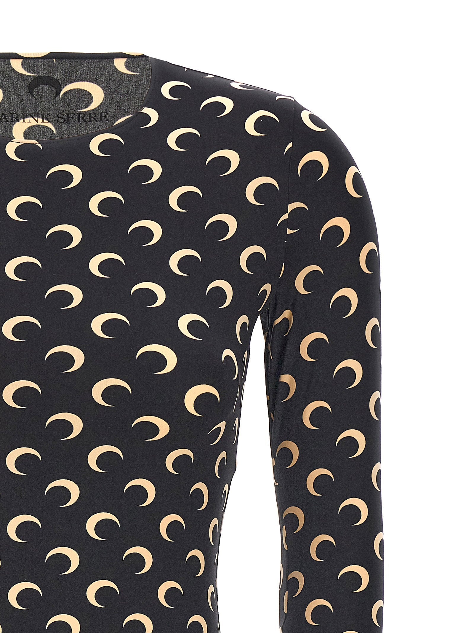Marine Serre Marine Serre Moon Printed Jersey T-shirt