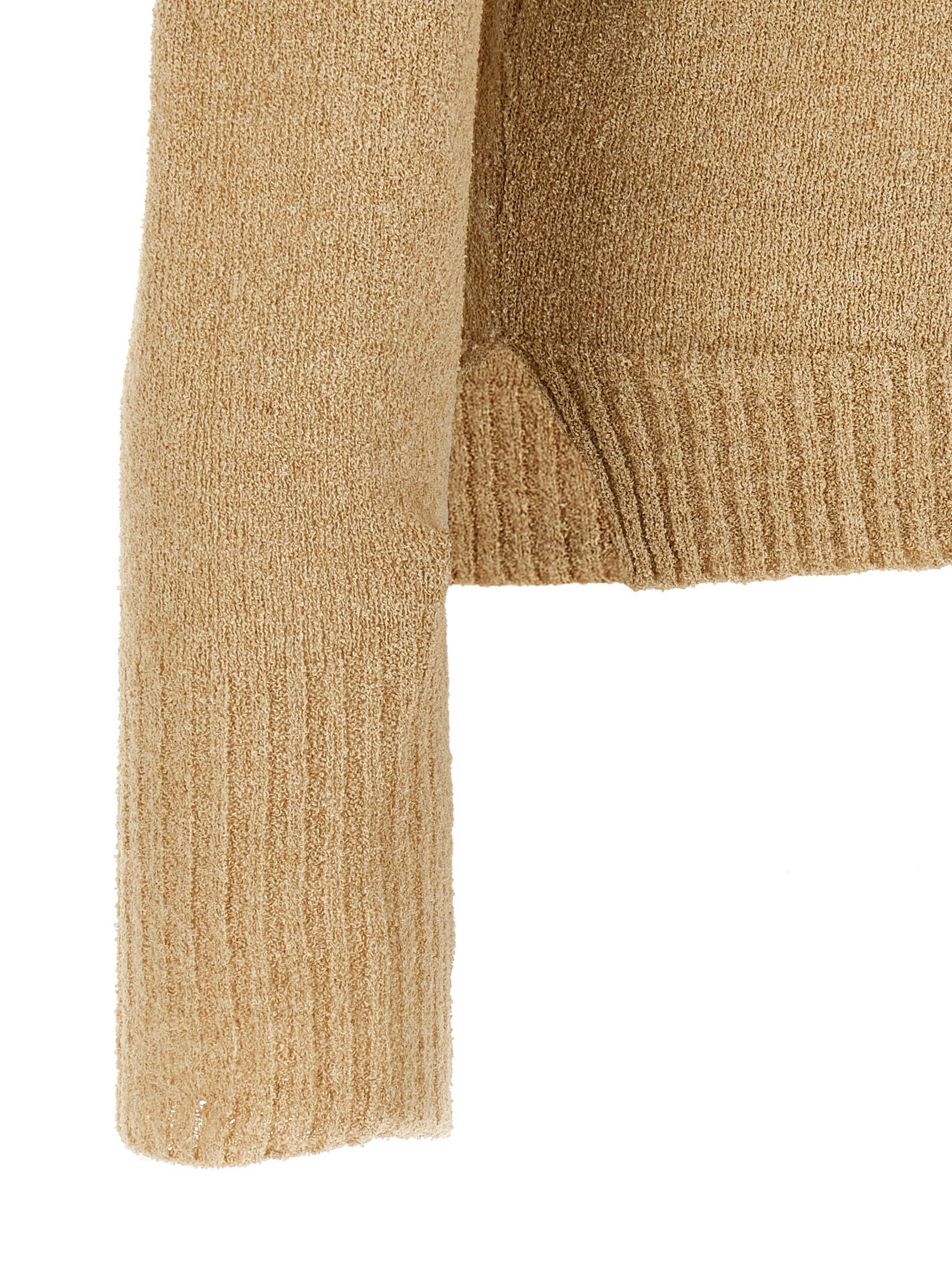 Ma'ry'ya Ma'ry'ya Bouclé Cotton Polo Shirt