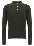 Ma'ry'ya Ma'ry'ya Bouclé Cotton Polo Shirt
