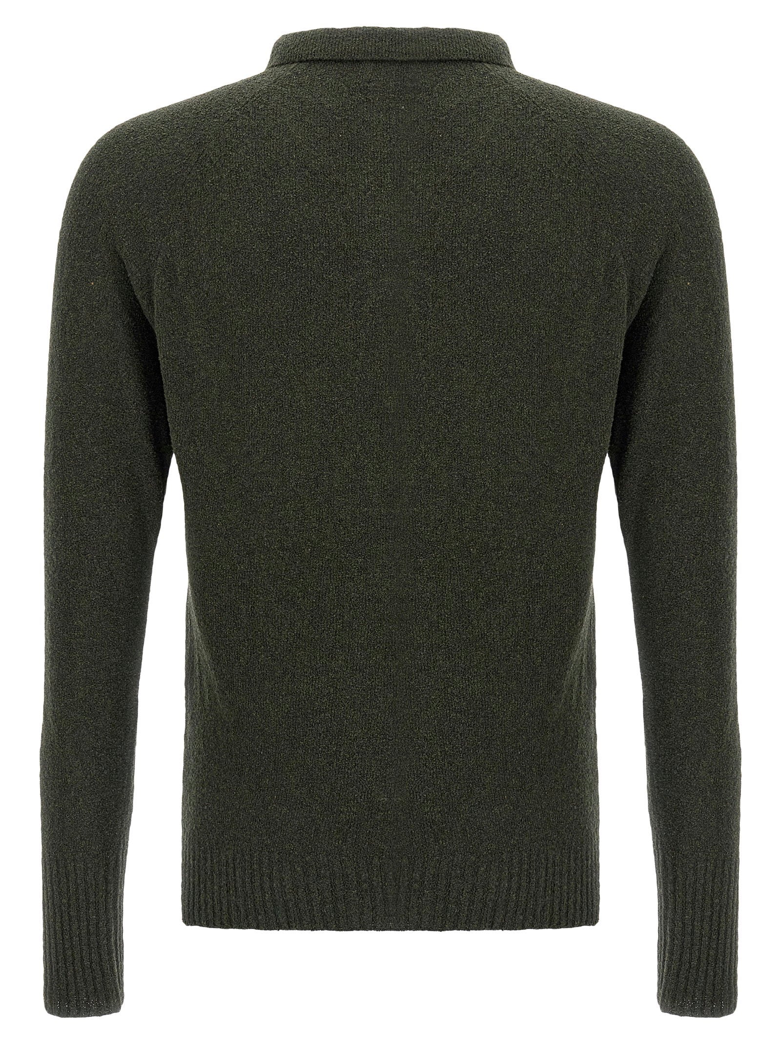 Ma'ry'ya Ma'ry'ya Bouclé Cotton Polo Shirt