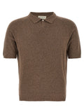 Ma'ry'ya Ma'ry'ya Bouclé Cotton Polo Shirt