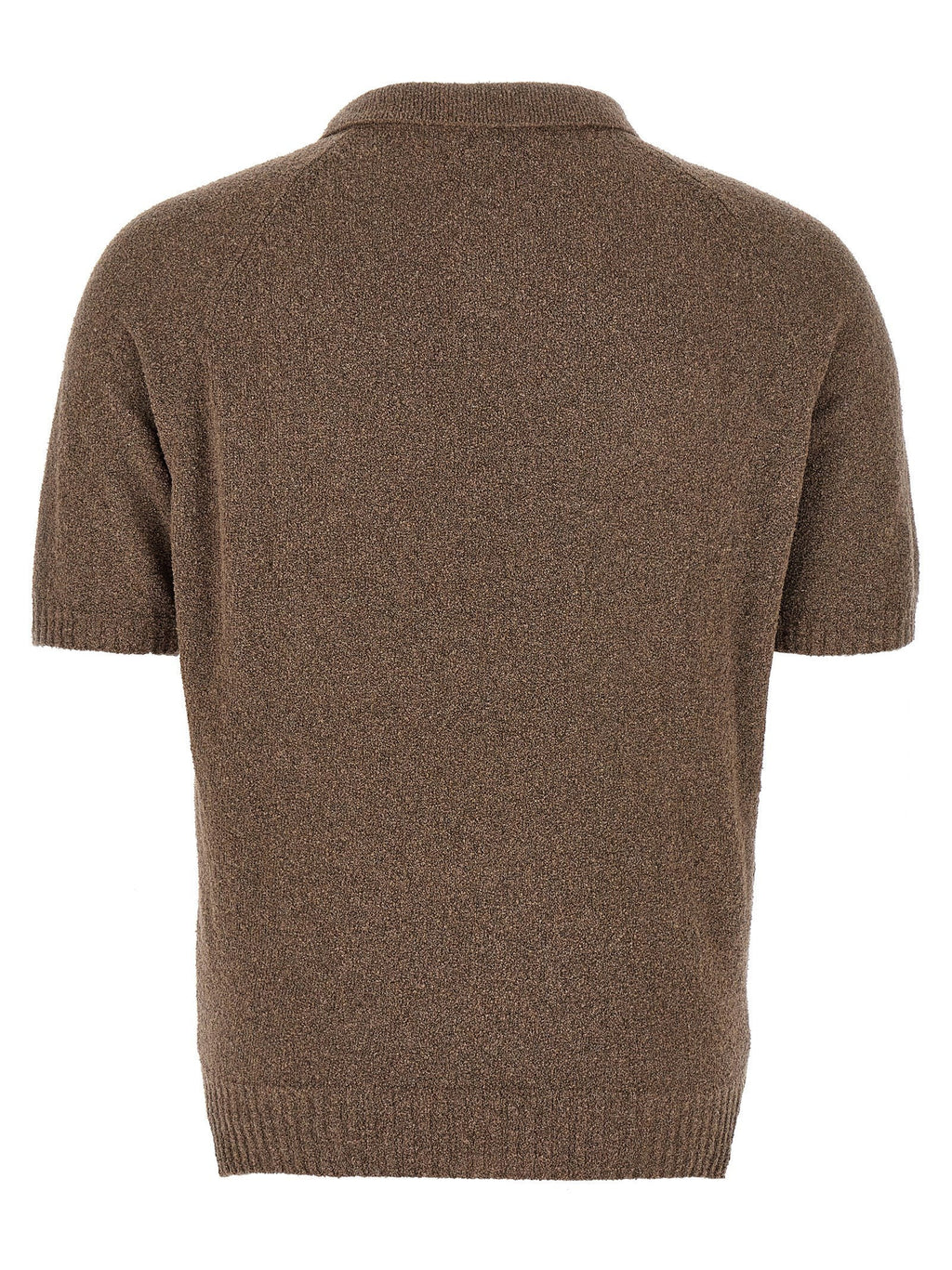 Ma'ry'ya Ma'ry'ya Bouclé Cotton Polo Shirt