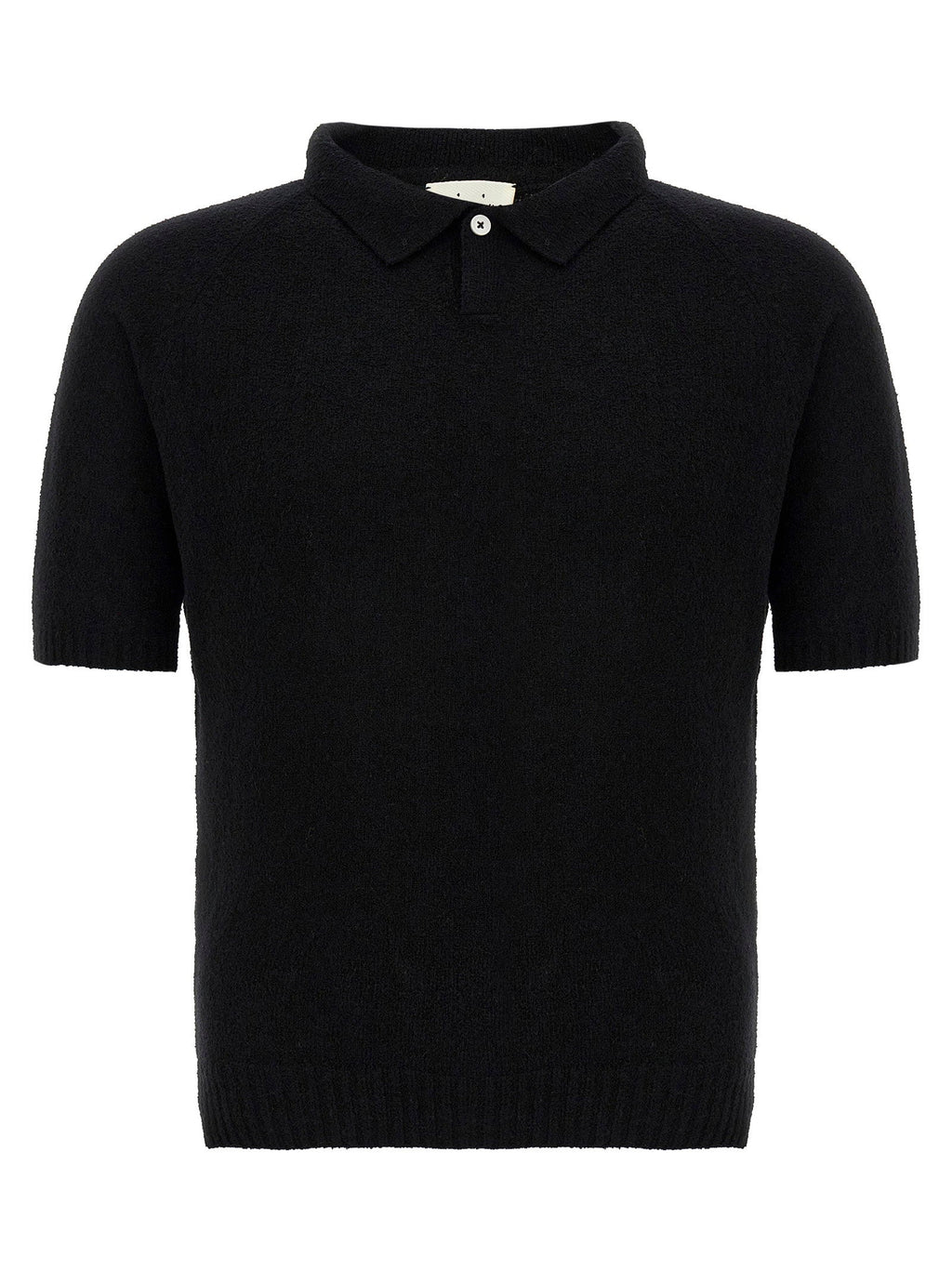 Ma'ry'ya Ma'ry'ya Bouclé Cotton Polo Shirt