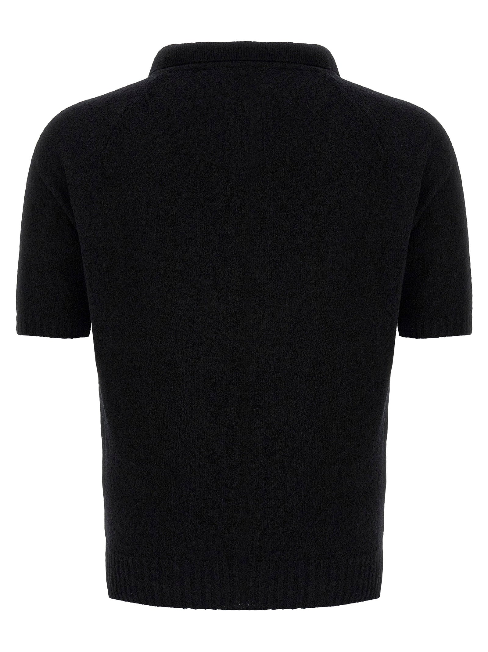 Ma'ry'ya Ma'ry'ya Bouclé Cotton Polo Shirt