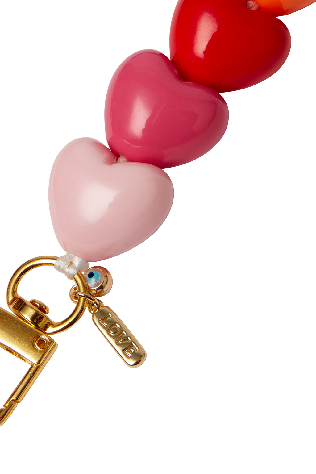 Online Exclusive: Roberta Puffy Hearts Phone Strap