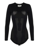 Maison Margiela Maison Margiela Long Sleeves Crew Neck Bodysuit
