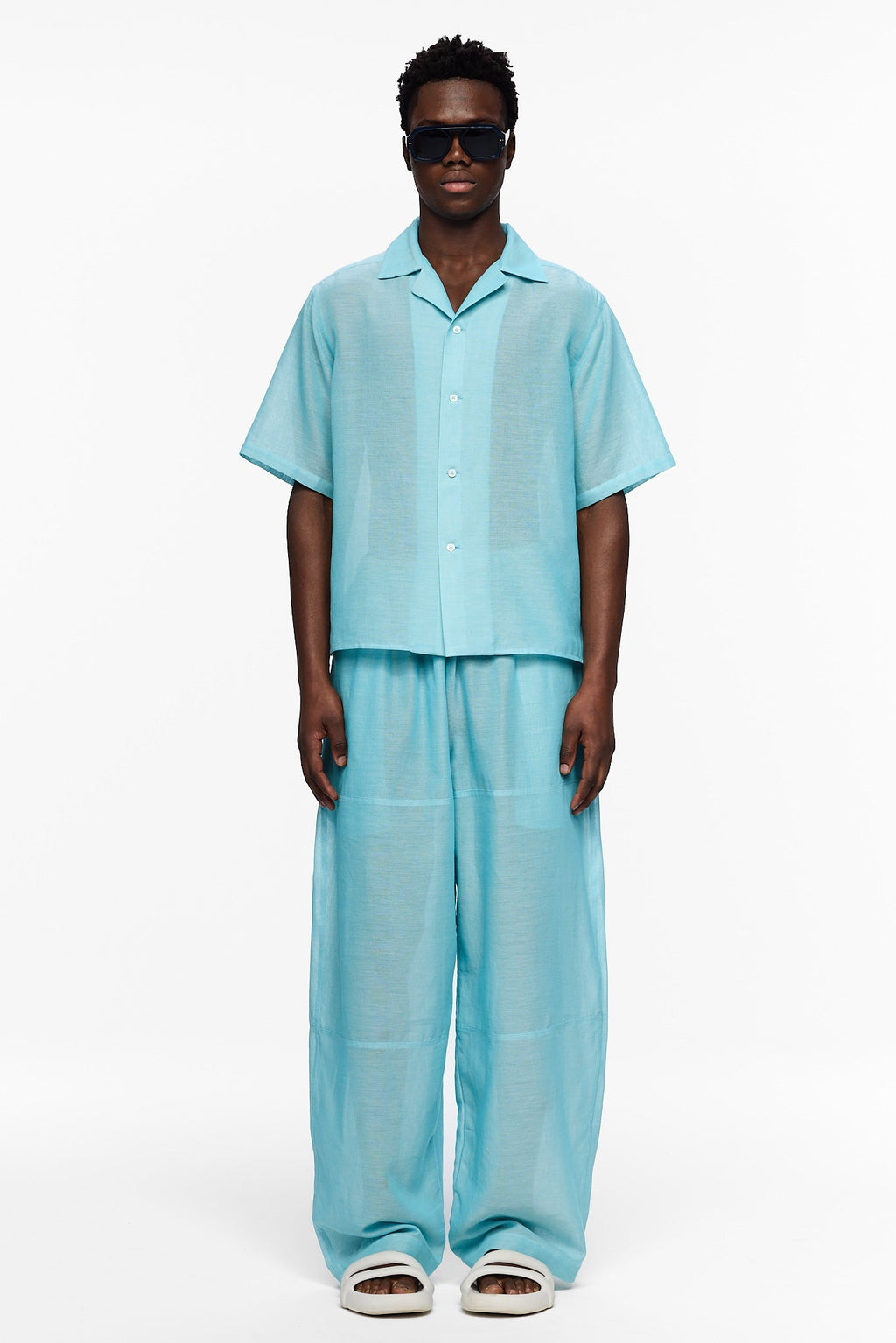 The Petite Camp Shirt : Blue Ciel