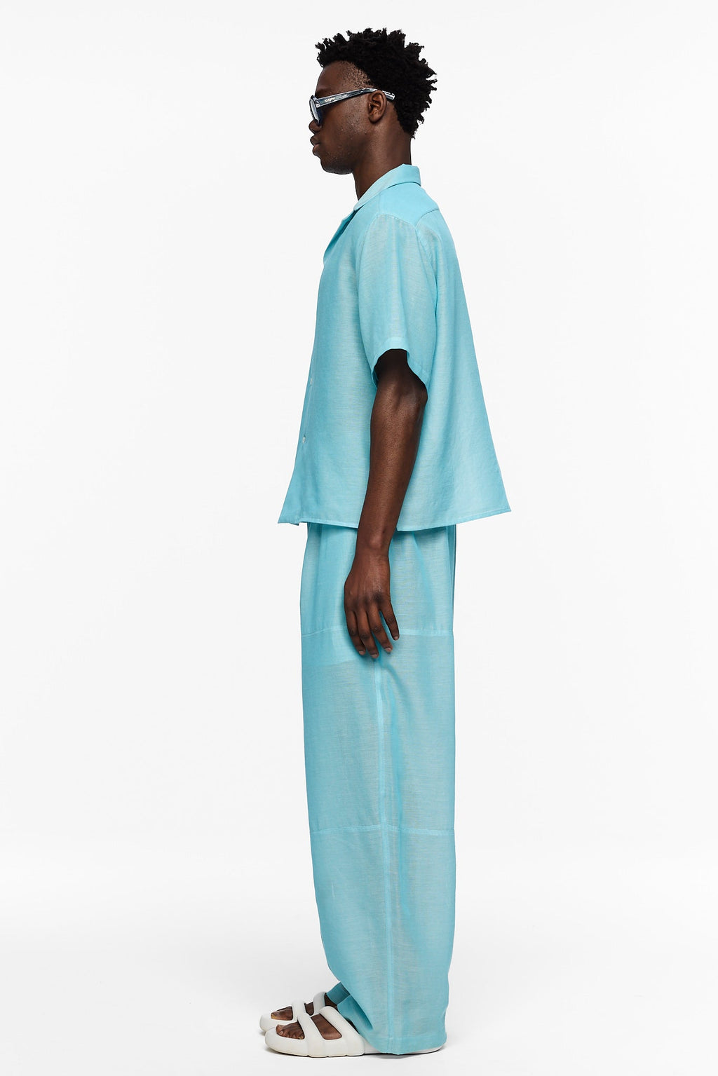The Petite Camp Shirt : Blue Ciel