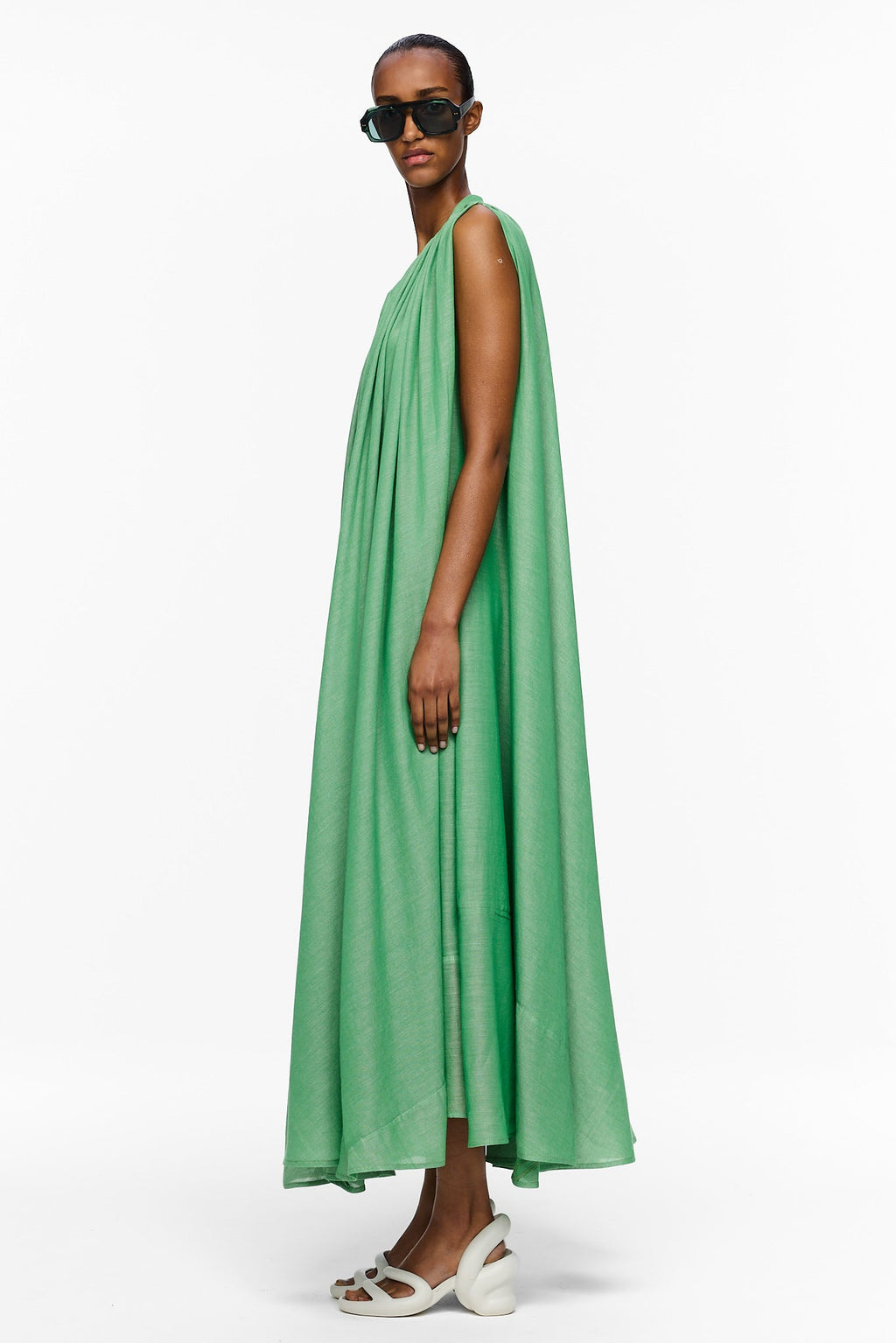 The Cape Dress - Kelly Green