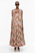 The Cape Dress - Stripe 77