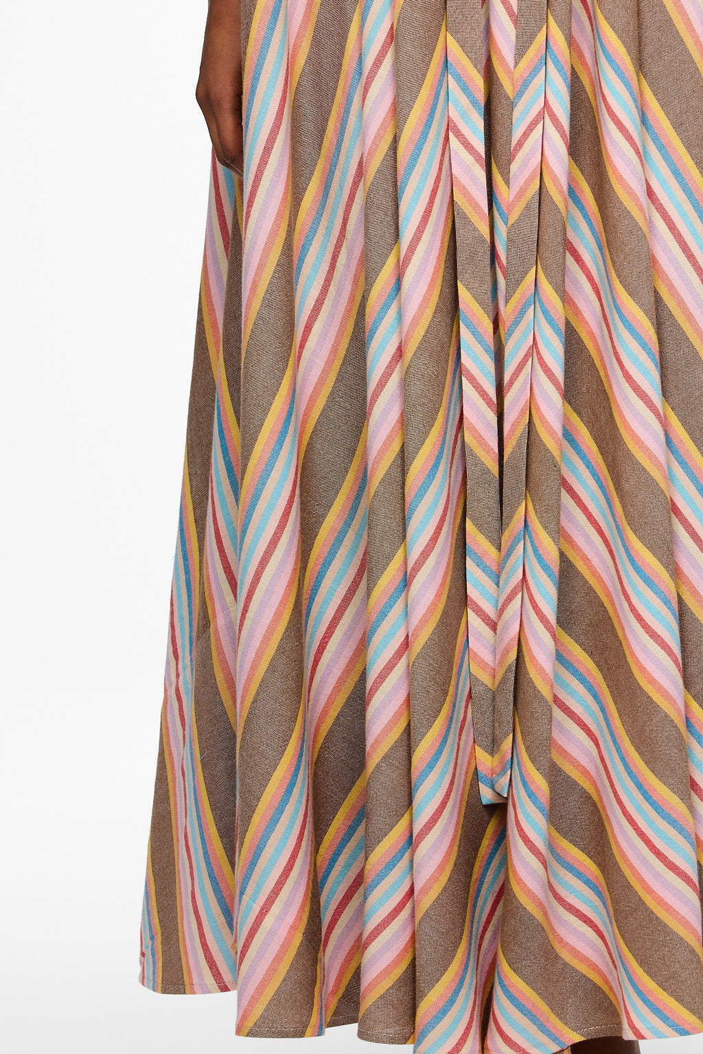 The Cape Dress - Stripe 77