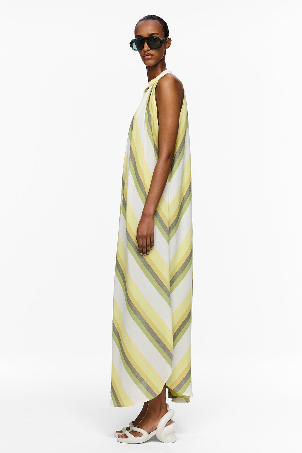 The Halter Dress - Stripe 84