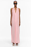 The Halter Dress - Cosmos Pink