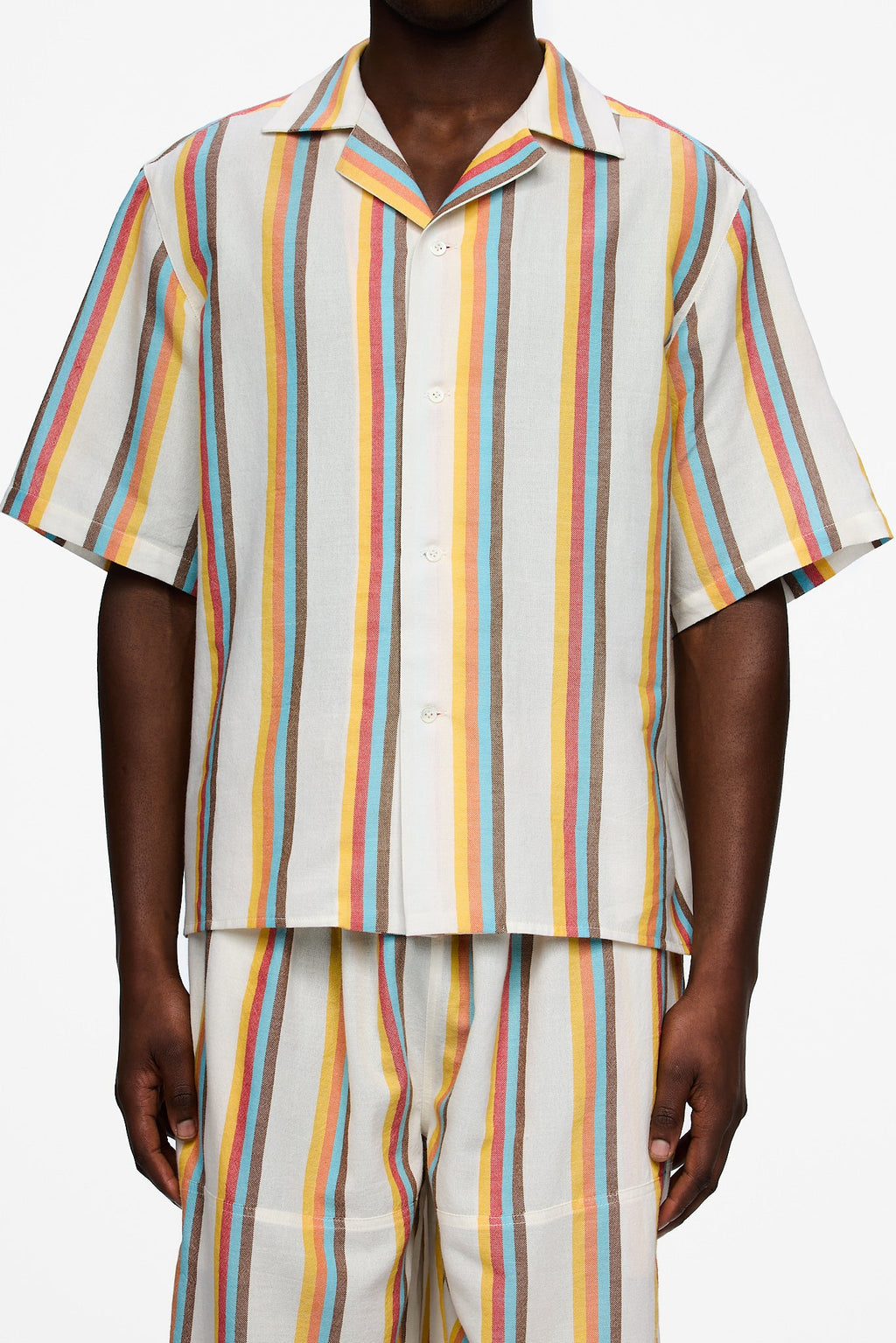 The Petite Camp Shirt : Stripe 18