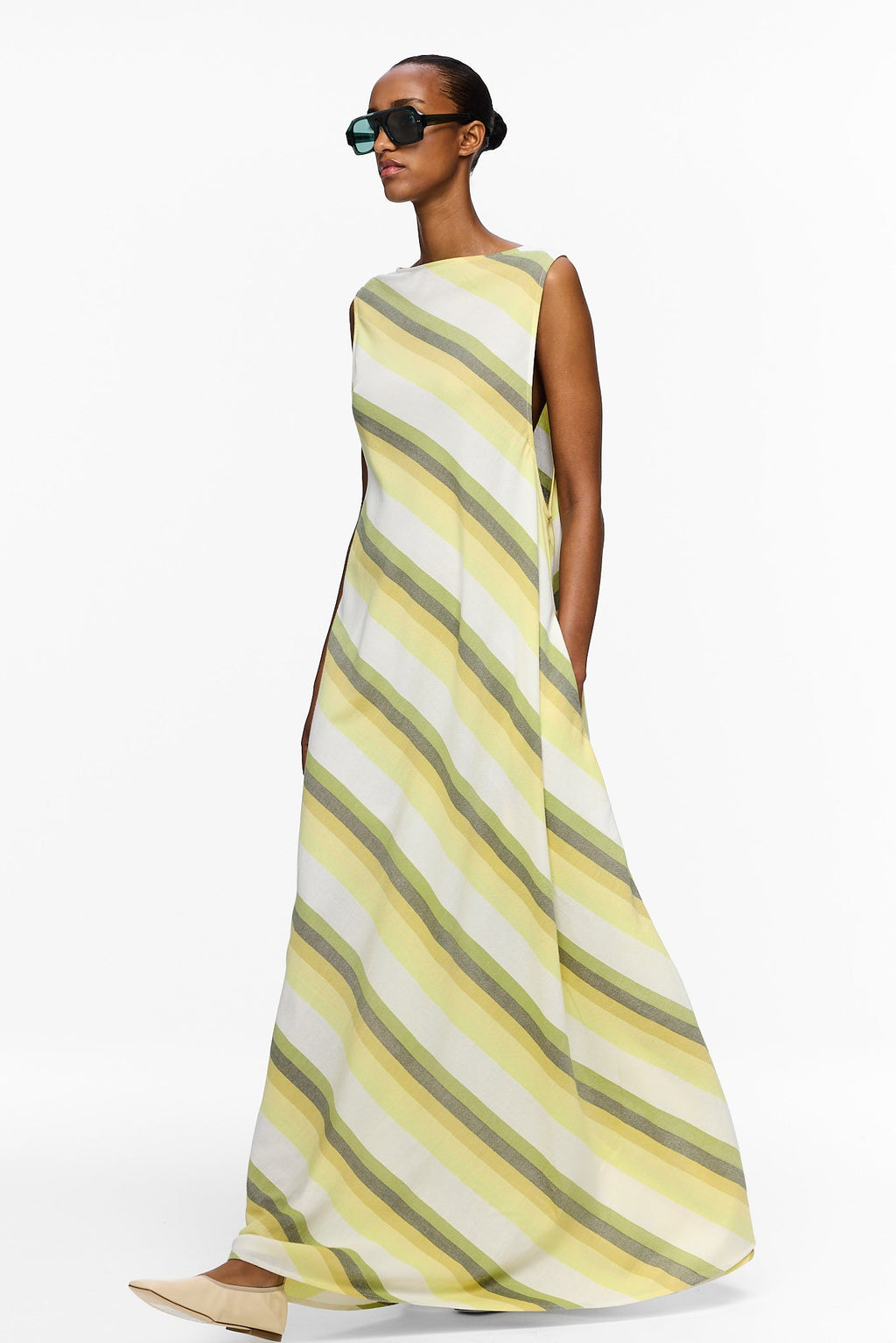 The Column Dress - Stripe 84