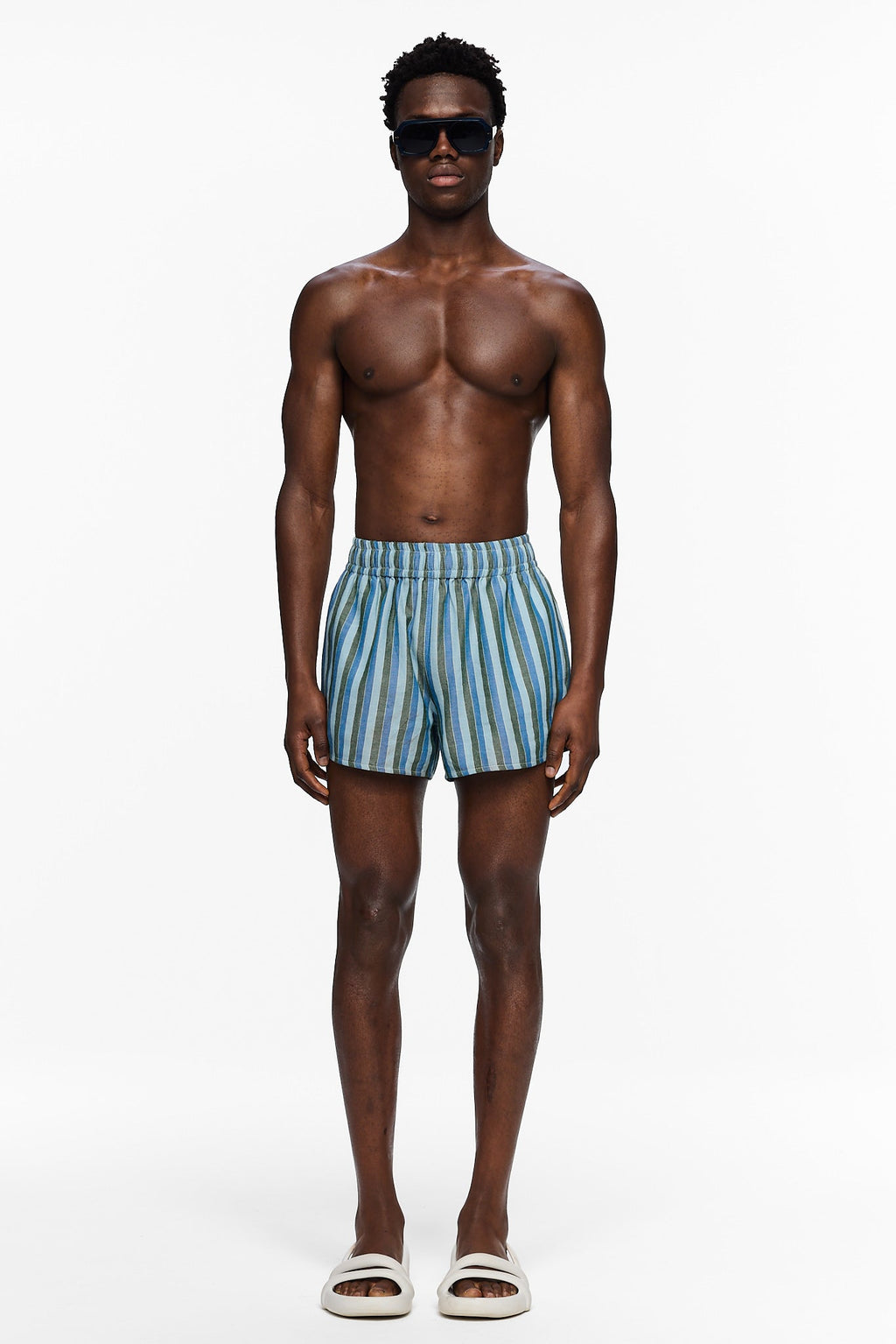 The High Waisted Short - Stripe 68